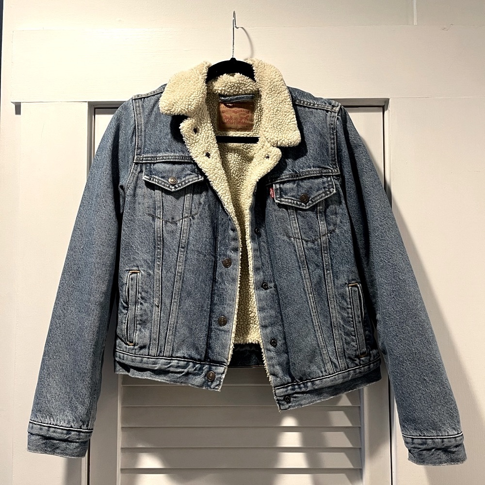 Levis Original Sherpa Trucker Jacket sz M